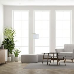 Arriba Drum Shade With Marble Base Height Adjustable Floor Lamp White - ARRIBA-F2