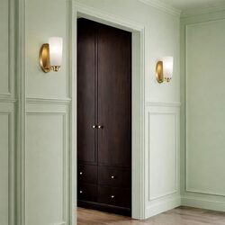 Brevan 1 Light Wall Bracket Antique Gold - BREVAN WB1-AGMB