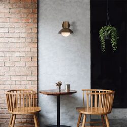 Delore Exterior Wall Light Vintage Brass - DELORE EX-VB