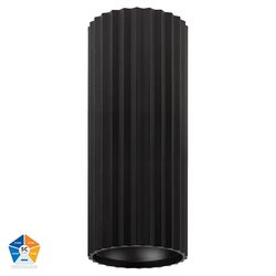 Nella 7W Quinto 240V LED Surface Mounted Downlight Black - HV5851S-BLK-EXT