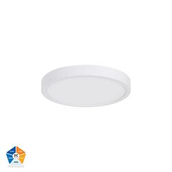 Auster 18W Quinto 240V LED Ceiling Mounted Oyster Light White - HV5863S-WHT