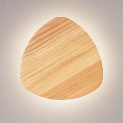 Reul 27 Tri-Colour LED Wall Light Wood - OL53251/27NAT