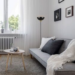 Progetto Iron Up Light Floor Lamp Matt Black - PROGETTO-F1