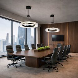 Romay 60 LED Pendant Black - ROMAY PE60-BKOP