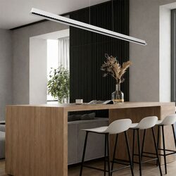 Serda Linear LED Pendant White - SERDA PE184-WH