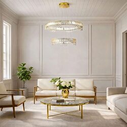 Erika LED 3 CCT 2 Tire Pendant Gold - ERIKA PE2T-GD