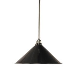 Edwardian 390MM Black On Rod Set 1/2" Chrome - LOI3090363A