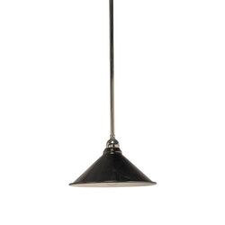 Edwardian 250MM Black On Rod Set 1/2" Chrome - LOI3090364A