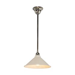 Edwardian 250MM White On Rod Set 1/2" Chrome - LOI3090372A