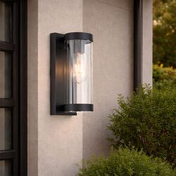 Provo Exterior Wall Light Black - PROVO EX-BKCL