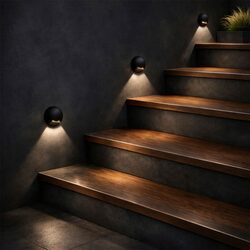 Raker 24V LED Inground Light 1 Way Black - RAKER G13-BK324