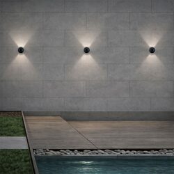 Raker 24V LED Inground Light 2 Way Black - RAKER G23-BK324