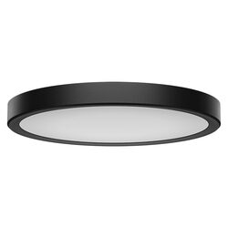 Slenda 12W / 18W CCT LED 300mm Dimmable Oyster Light Black - 23304