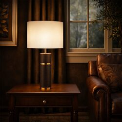 Valda Table Lamp Brown - VALDA TL-BRWIV