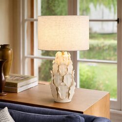 Layered Leaf Ceramic Table Lamp - LL-27-0324