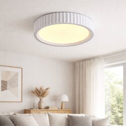 Mallory Plaster LED CCT Ceiling Light Large White - LL002CL141L