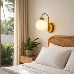 Rhea Rechargeable Built in LED CCT Dimmable Wall Sconce Opal - LL002WL017W