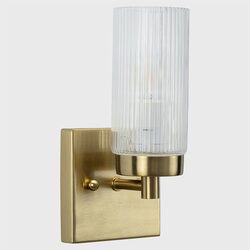 Chester 1 Light Wall Bracket Satin Brass - LOI1001702