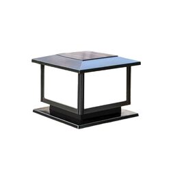 Large Commercial Square Pillar Light Black - SLDPIL2010/BLK-TC
