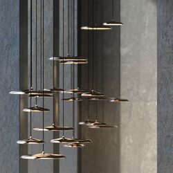 Artist 25 LED Pendant Grey - 2420203010