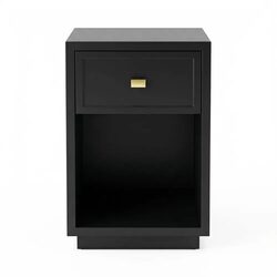 Logan Bedside Table Petite Black - 34139