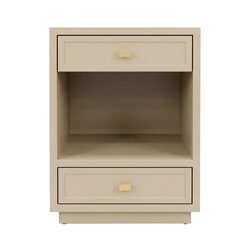 Logan Bedside Table Small Beige - 34142