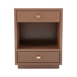 Logan Bedside Table Small Mocha Mousse - 34144