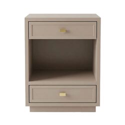 Logan Bedside Table Small Taupe - 34145
