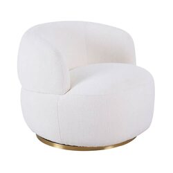 Tubby Swivel Arm Chair Ecru - 34221