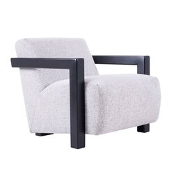 Lennon Arm Chair Salt & Pepper - 34223