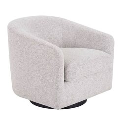 Bellevue Swivel Arm Chair Salt & Pepper - 34227