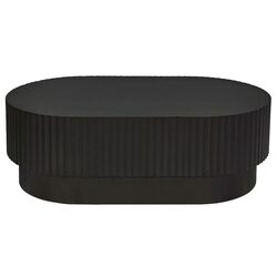 Avery Oval Coffee Table Black - 34246