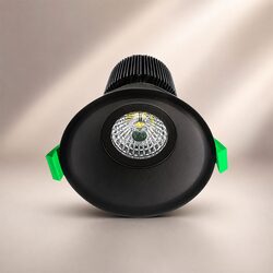 Orion 13W LED High CRI Dimmable Downlight Black / Tri-Colour - UORION-BK