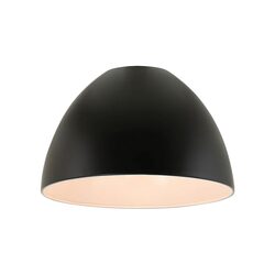 Strobe 25cm Domed Metal DIY Black - OL2585BK