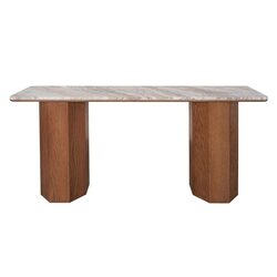 Barlow Marble Console Table Walnut - B33763
