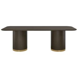 Eli Rectangular Dining Table 2.4m Smoked Oak - B34317