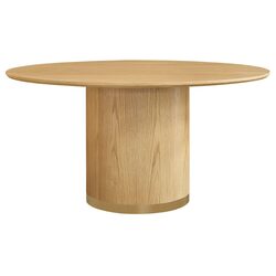 Eli Round Dining Table 1.5m Oak - B34328