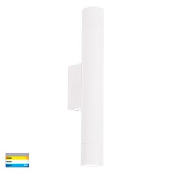 Dugo Aluminium Up & Down Wall Light White - HV10393T