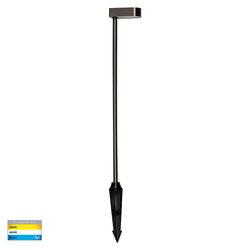 Lindri Garden Bollard Spike Light Antique Brass - HV1517T-AB-24V