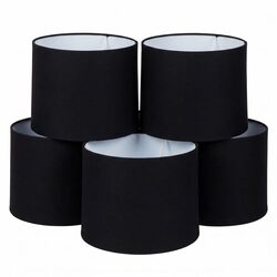 Capella Tapered Shade Medium Black Bulk Buy Qty 5 - Z13278