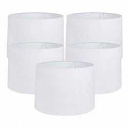 Capella Tapered Shade Tall White Bulk Buy Qty 5 - Z13280