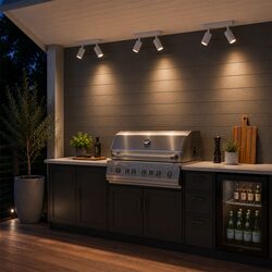 Fremantle 2 x 5W CCT 240V 2 Light GU10 LED Adjustable Spotlight White - 206156
