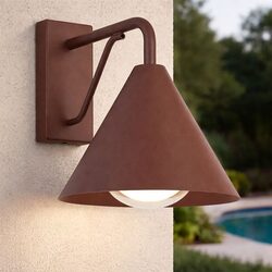 Ashford Exterior Wall Light Corten - ASHFORD EX-RST