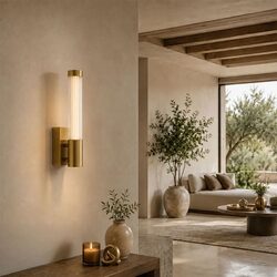 Bremen Single LED Vanity Wall Light Antique Gold - BREMEN WB1-AG3C