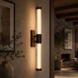 Bremen Twin LED Vanity Wall Light Bronze - BREMEN WB2-BZ3C