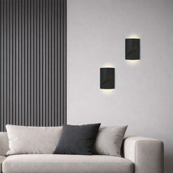 Calro Gypsum Indoor Wall Light Black - CALRO WB-BK
