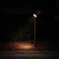 Clovis 24V MR16 Exterior Post Spike Light Corten - CLOVIS PT-RST24