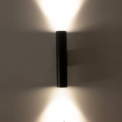 Dugo Aluminium Up & Down Wall Light Black - HV10294T