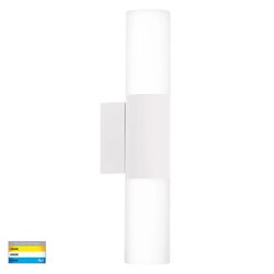 Akril Aluminium 2 Light LED Wall Light White - HV10942T-WHT
