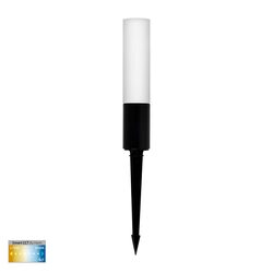 Akril Aluminium 3W CCT LED Garden Spike Light Black - HV1449CCT-BLK-24V